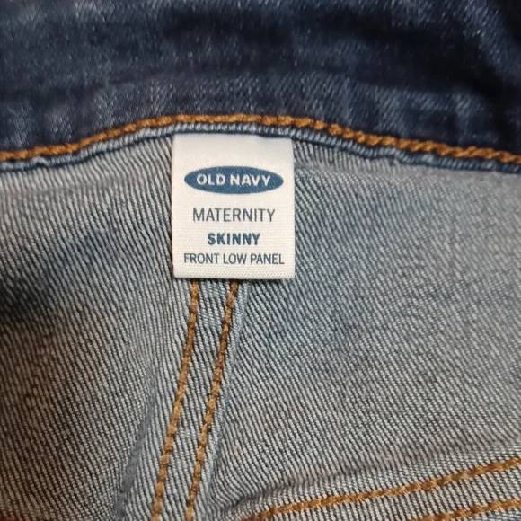 Old Navy women's maternity front low panel skinny jeans - Picture 8 of 9